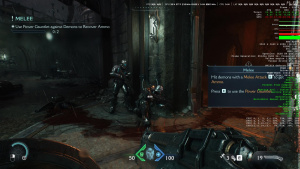 Screenshot ze hry Doom na GeForce Now s Blackwell
