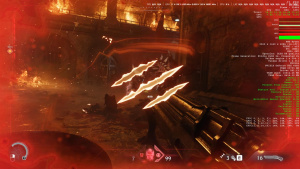 Screenshot ze hry Doom na GeForce Now s Blackwell