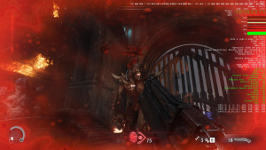Screenshot ze hry Doom na GeForce Now s Blackwell