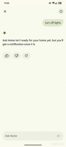 Nové UI aplikace Google Home s Gemini