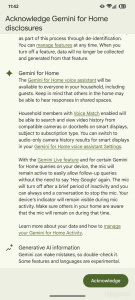 Nové UI aplikace Google Home s Gemini