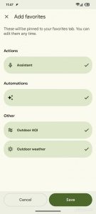 Nové UI aplikace Google Home s Gemini