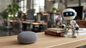 Chytrý reproduktor Google Home Mini (ilustrační obrázek)