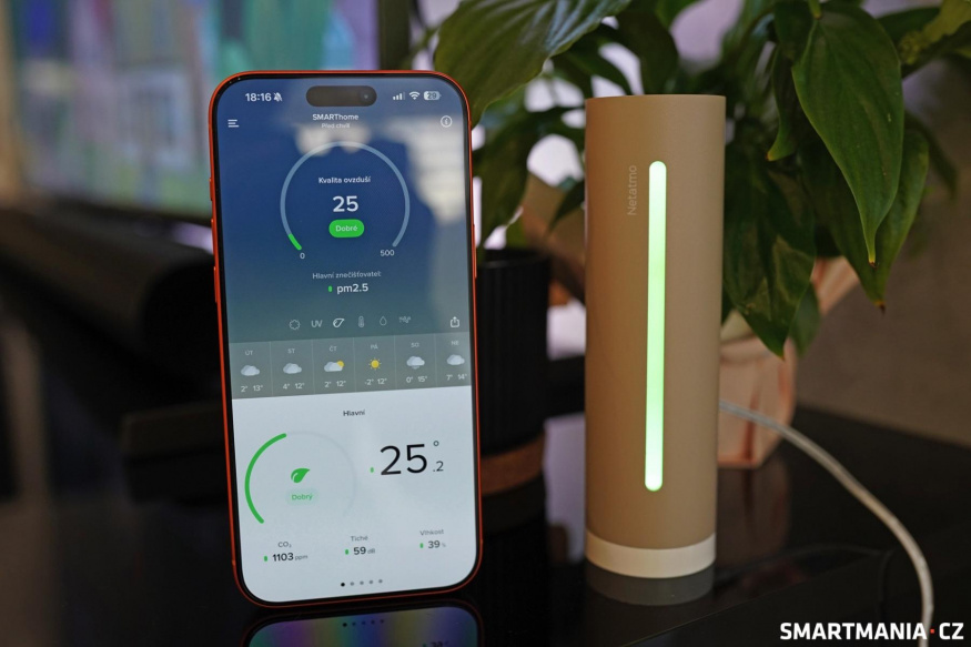 Recenze meteorologické stanice Netatmo V2: najdi alespoň pět rozdílu