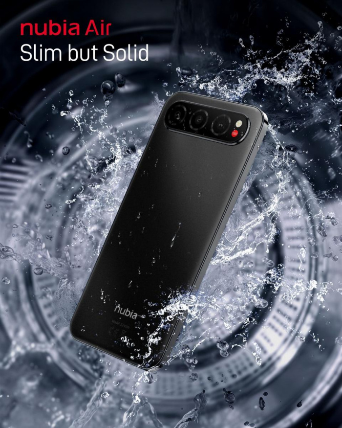 Nubia Air v černé barvě
