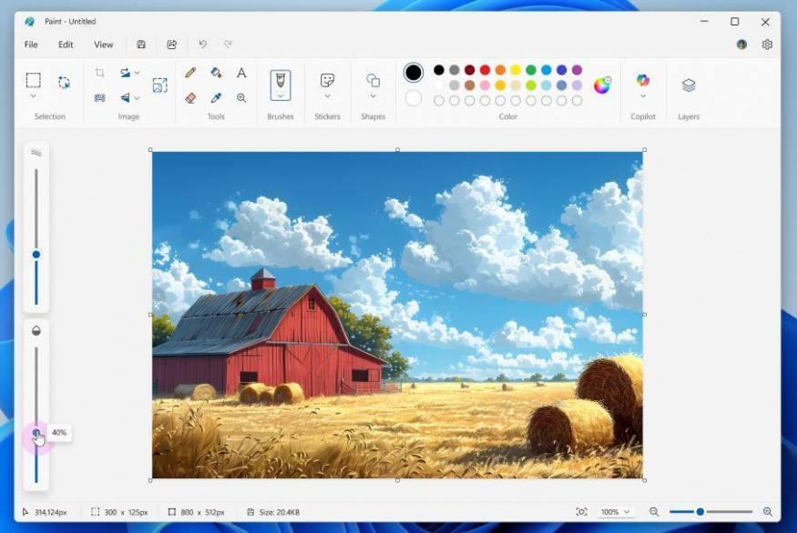 Malování ve Windows 11