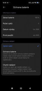 Oceňuju měření počtu nabíjecích cyklů