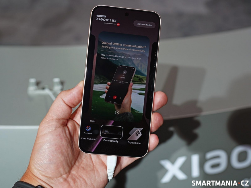 Xiaomi 15T Pro a funkce Offline Communication