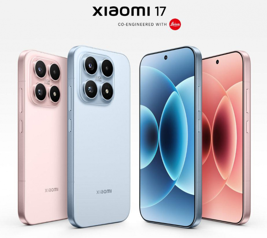 Xiaomi 17 ve všech barvách