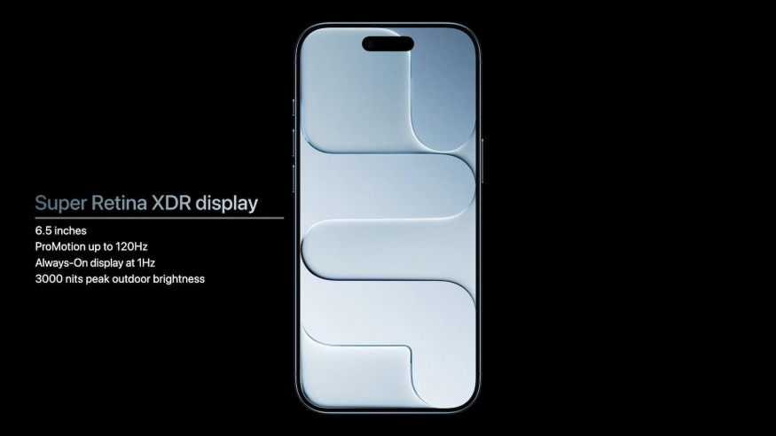 iPhone Air – parametry displeje