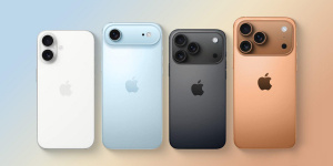 Zleva: iPhone 17, iPhone 17 Air, iPhone 17 Pro & iPhone 17 Pro Max