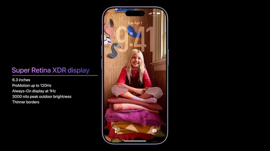 Parametry displeje iPhone 17