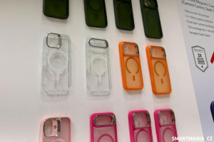 Pouzdro na iPhone 17 Pro s nově umístěným logem
