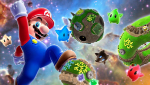 Keyart ke hře Super Mario Galaxy