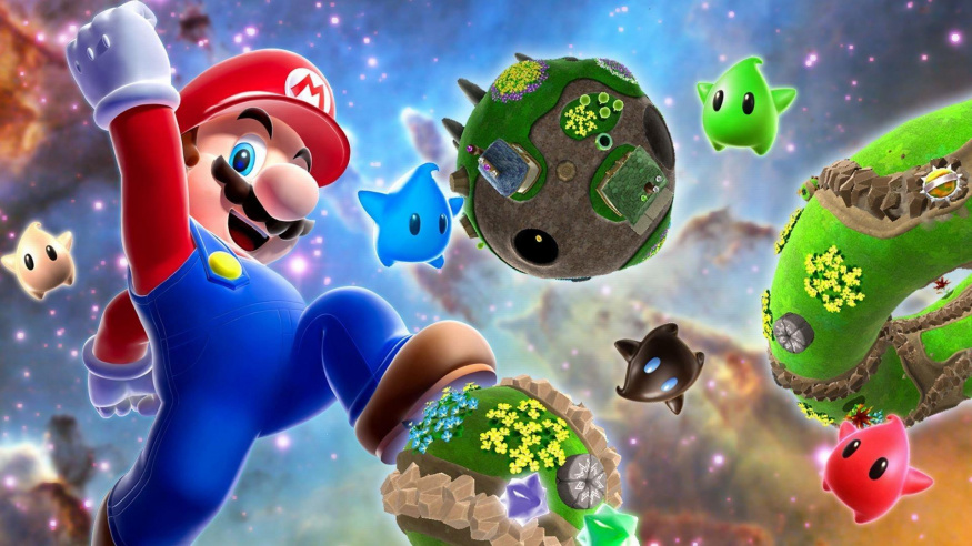 Keyart ke hře Super Mario Galaxy Keyart ke hře Super Mario Galaxy