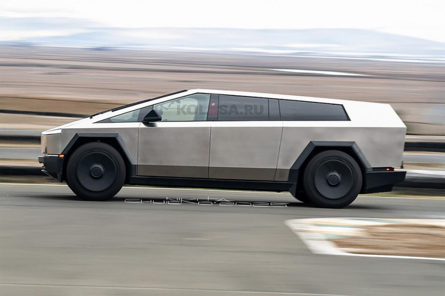 Vizualizace možné podoby SUV v designu Cybertrucku (ilustrační obrázek)