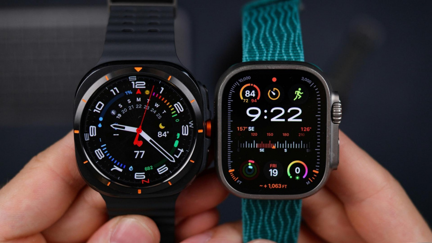 Chytré hodinky Apple Watch Ultra 
a Samsung Galaxy Watch Ultra