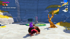 Snímek obrazovky z hraní Donkey Kong Bananza