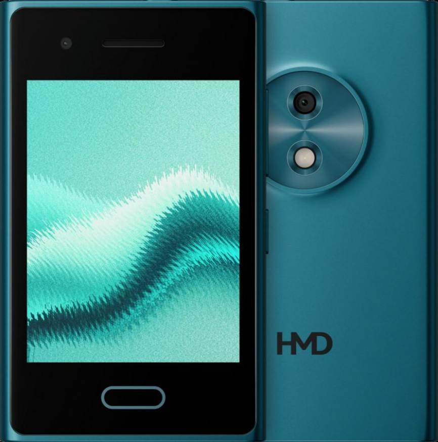 HMD Touch 4G v tyrkysové barvě