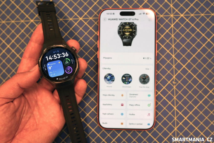 Huawei Watch GT 6 Pro obdržely první softwarovou aktualizaci
