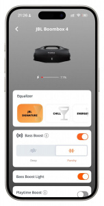 Mobilní aplikace JBL