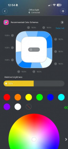 Konfigurace světelných segmentů