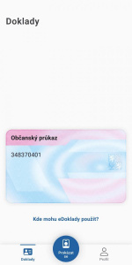 Mobilní aplikace eDoklady