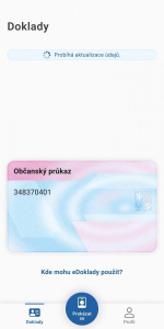 Mobilní aplikace eDoklady