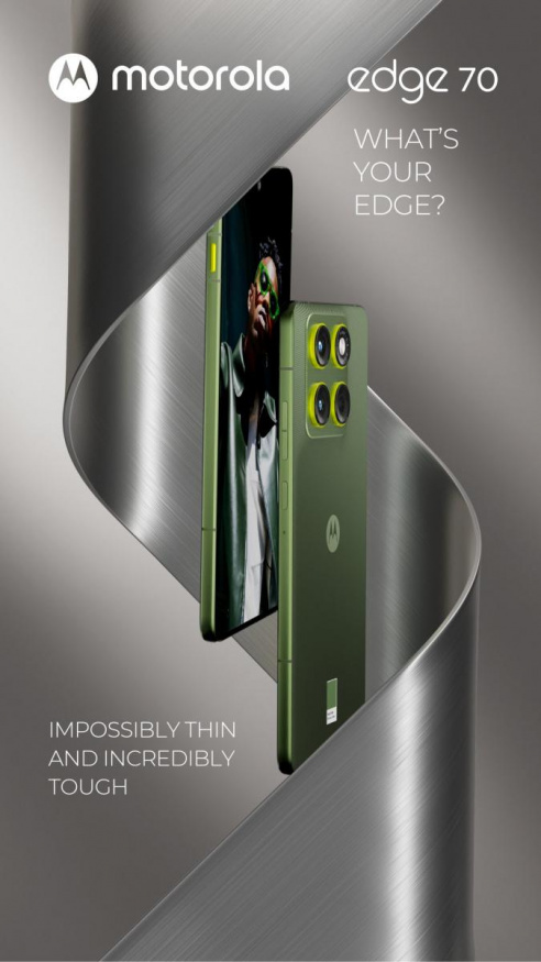 Motorola Edge 70 na oficiální upoutávce