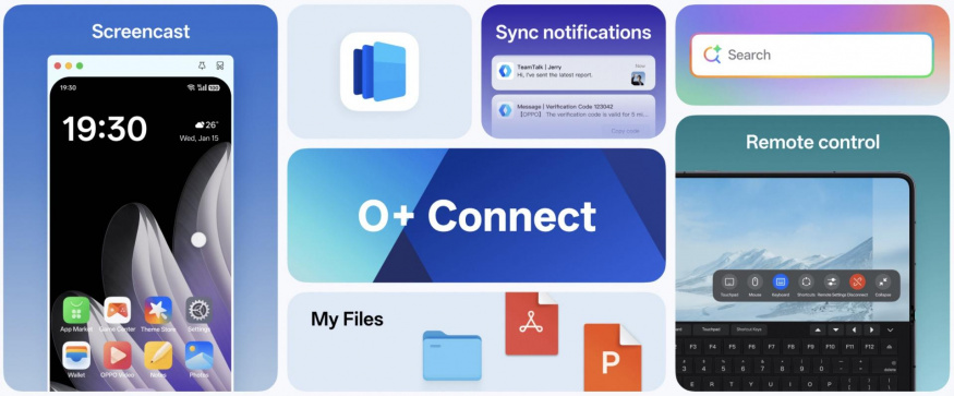 Aplikace O+ Connect od společnosti Oppo Aplikace O+ Connect od společnosti Oppo