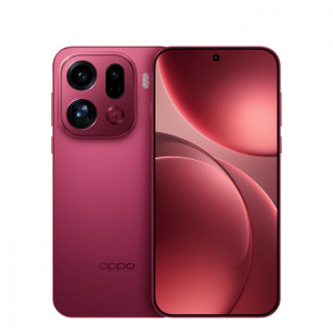 Oppo Find X9 Pro ve vínové barvě