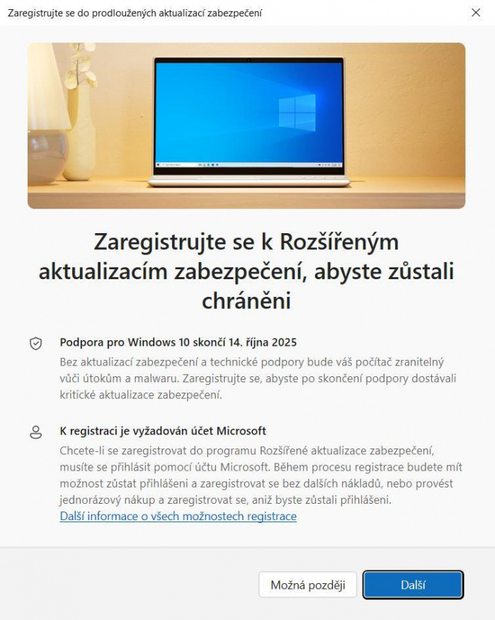 Podpora Windows 10 (2)