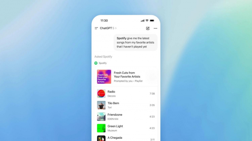 Spotify v ChatGPT Spotify v ChatGPT