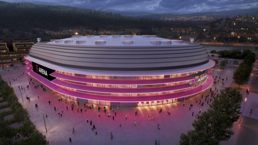 Vizualizace multifunkční haly T-Mobile Arena