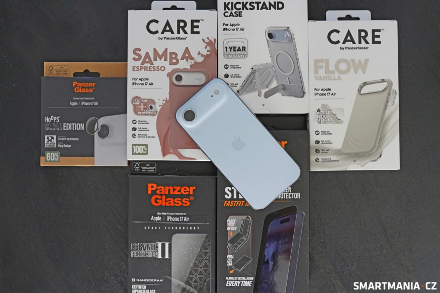 Komplexní ochrana PanzerGlass pro iPhone Air Komplexní ochrana PanzerGlass pro iPhone Air