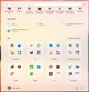 Zobrazení kategorie