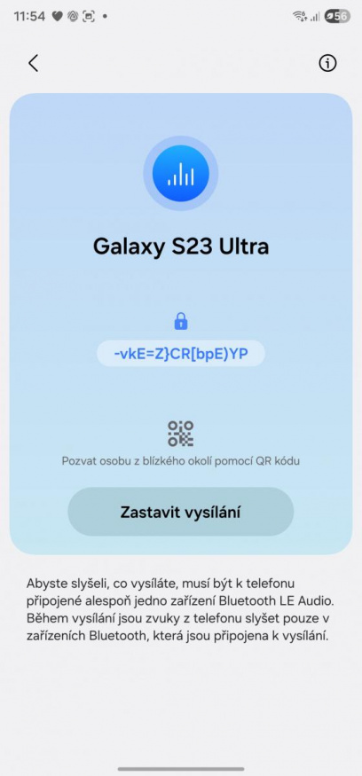 Vysílání zvuku skrze AuraCast