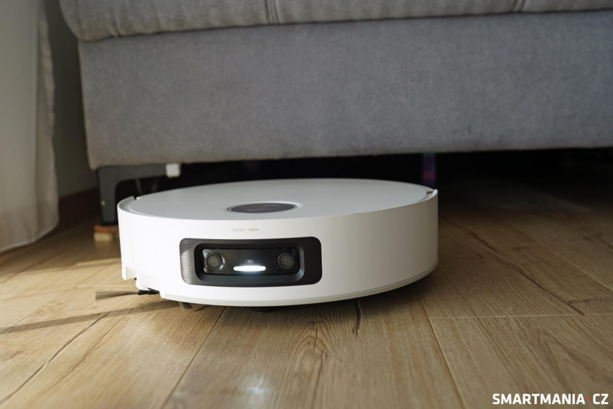 V případě potřeby robot horní majáček zasune