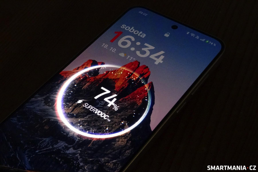 Nabíjení smartphonu OnePlus Nord 5 Nabíjení smartphonu OnePlus Nord 5