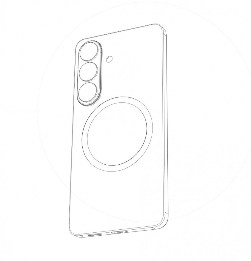 Schéma smartphonu Galaxy S26 Schéma smartphonu Galaxy S26