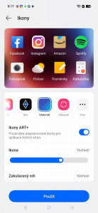 Ikonky přebarví jen nejčastější aplikace