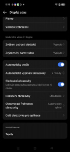 Snížením rozlišení můžete ušetřit trošku energie