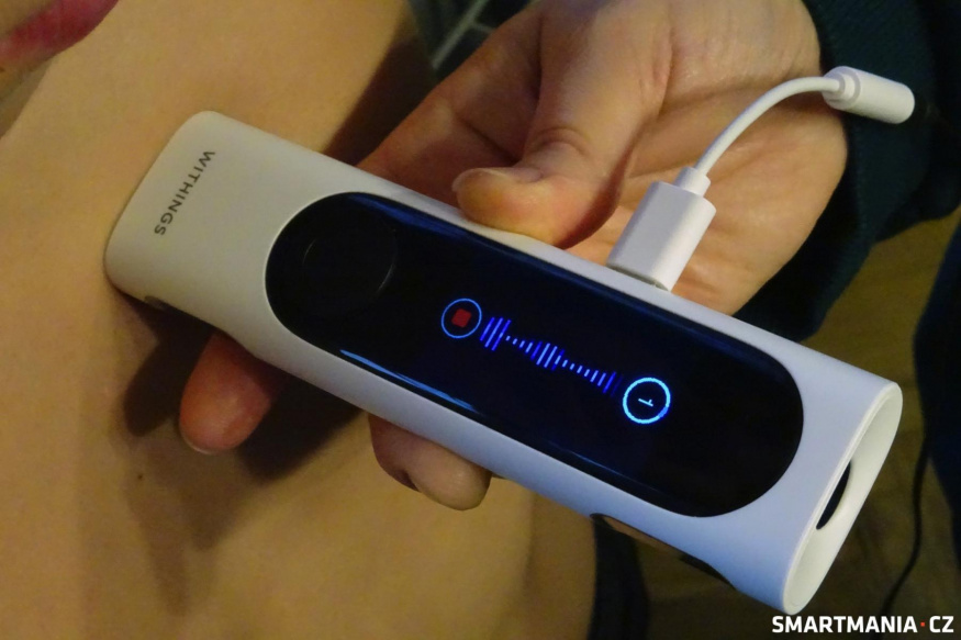 Poslech plic s Withings BeamO