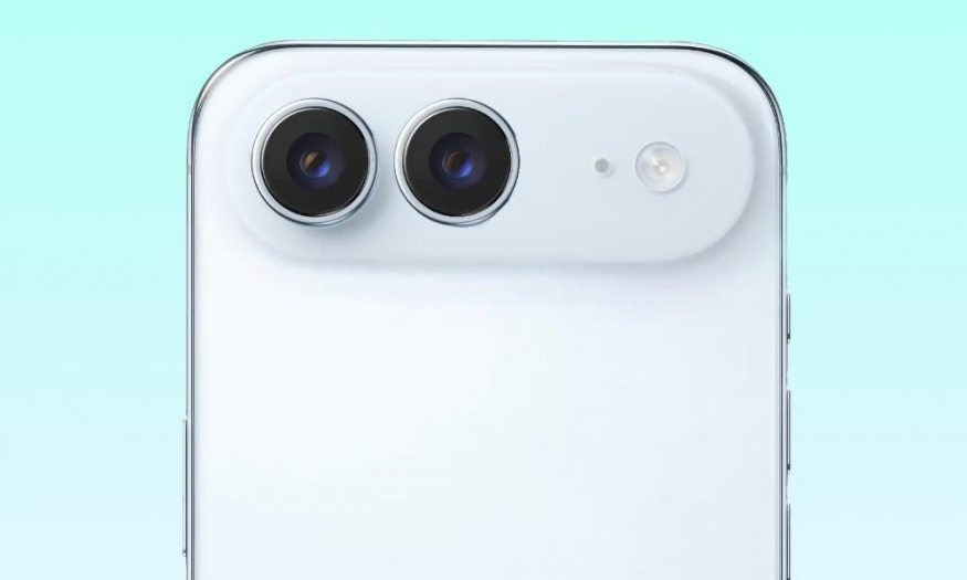 Možná podoba iPhone Air 2 se dvěma kamerami (ilustrační obrázek) Možná podoba iPhone Air 2 se dvěma kamerami (ilustrační obrázek)