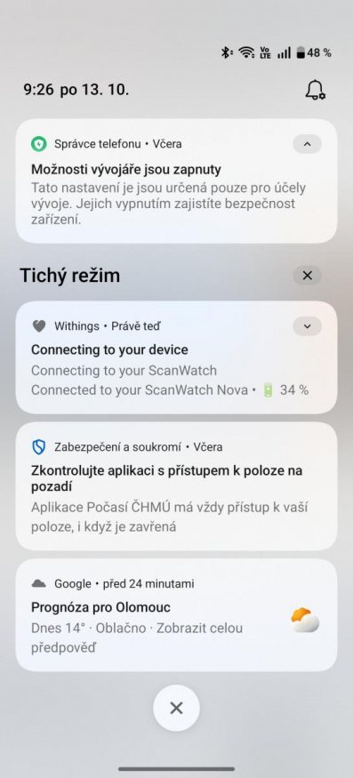 Notifikace Notifikace