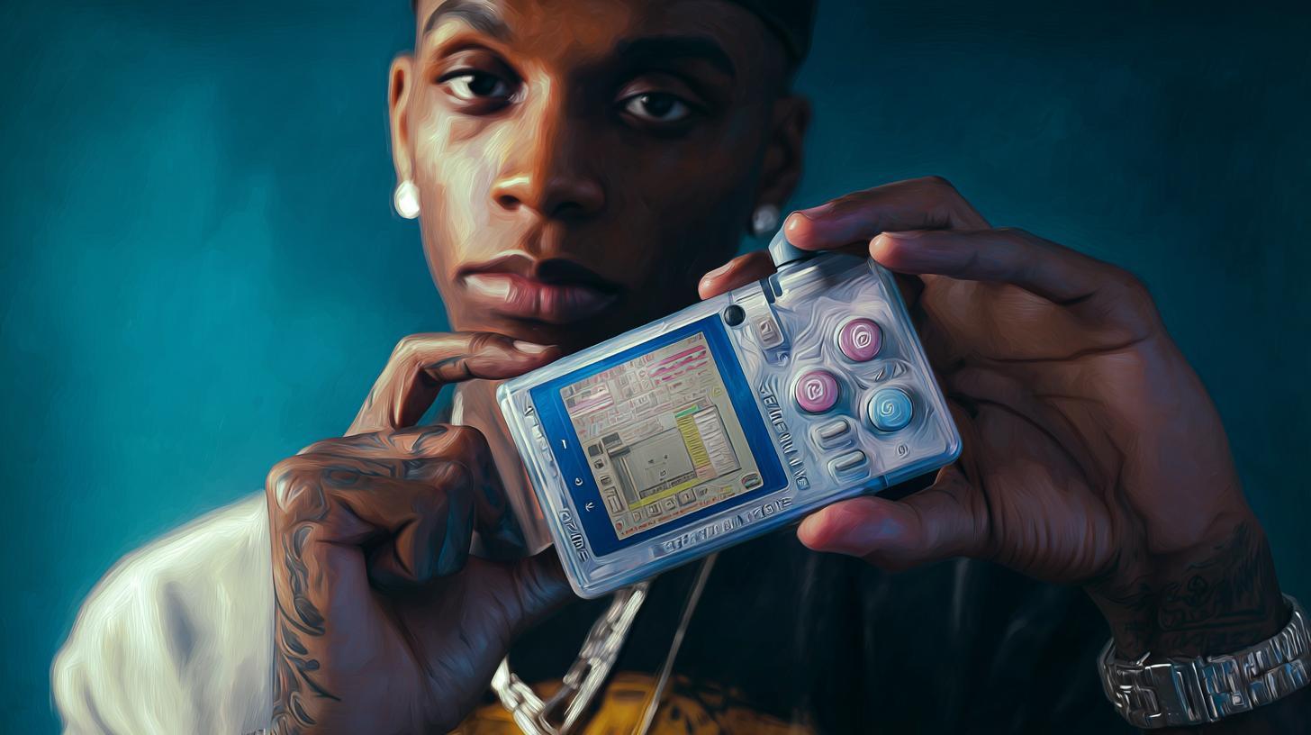 Soulja Boy s retro konzolí (ilustrační obrázek)