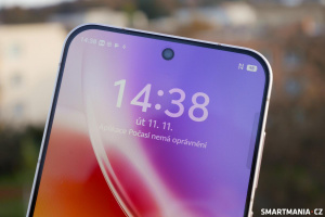 Horní hrana displeje