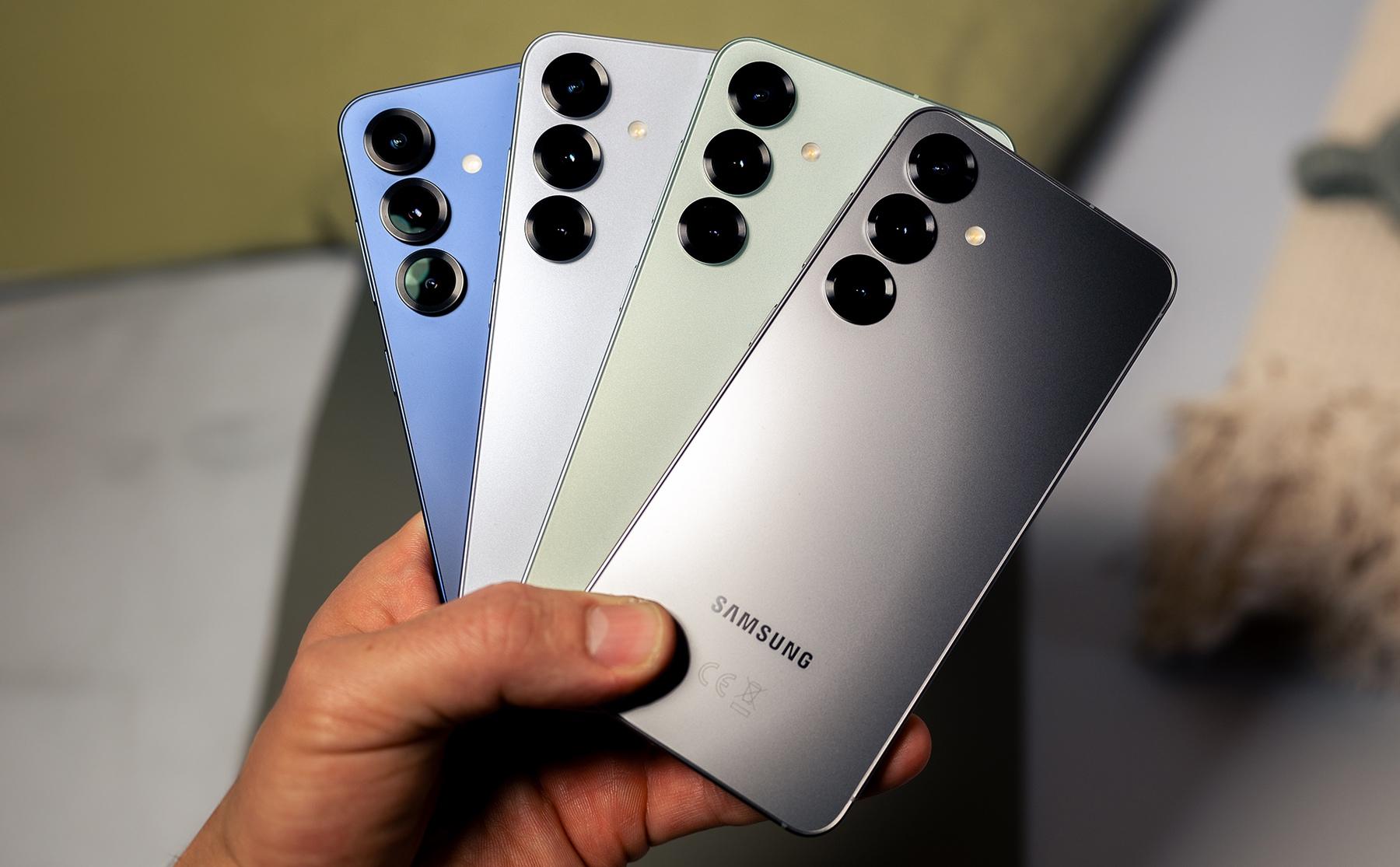 Samsung Galaxy S25 ve všech barevných variantách