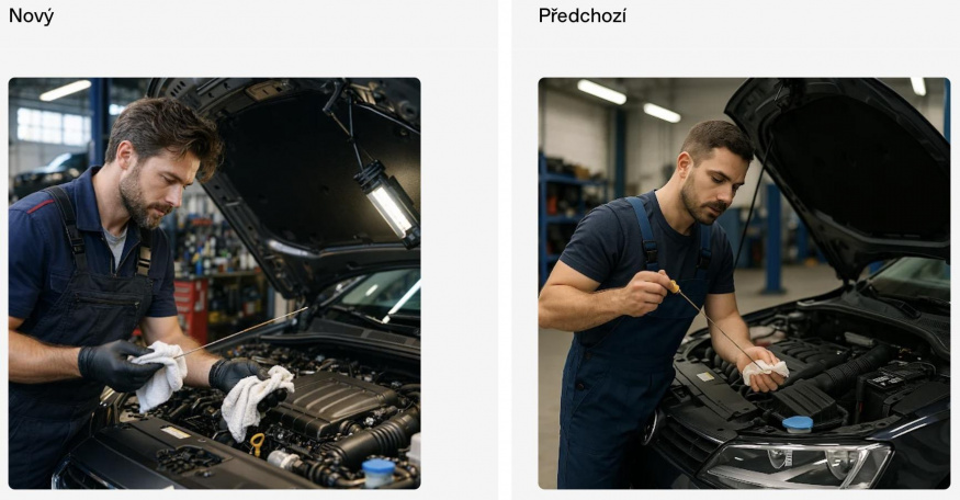 Nová a předchozí verze modelu GPT Image Nová a předchozí verze modelu GPT Image