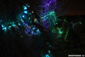 Govee String Lights 2S na venkovním stromě Govee String Lights 2S na venkovním stromě